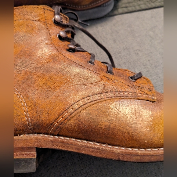Wolverine 1000 mile leather gold brown women's boot 7.5 - Picture 12 of 12
